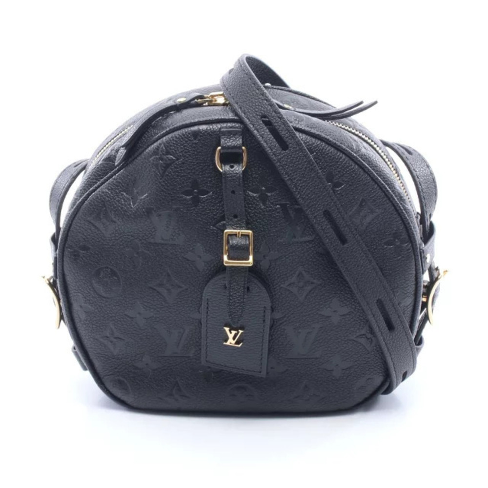 Louis Vuitton Boite Chapeau Souple Shoulder Bag Leather Monogram Empreinte